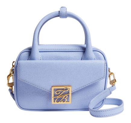 Ted Baker Anibell Detail Mini Leather Crossbody Bag It - Blue
