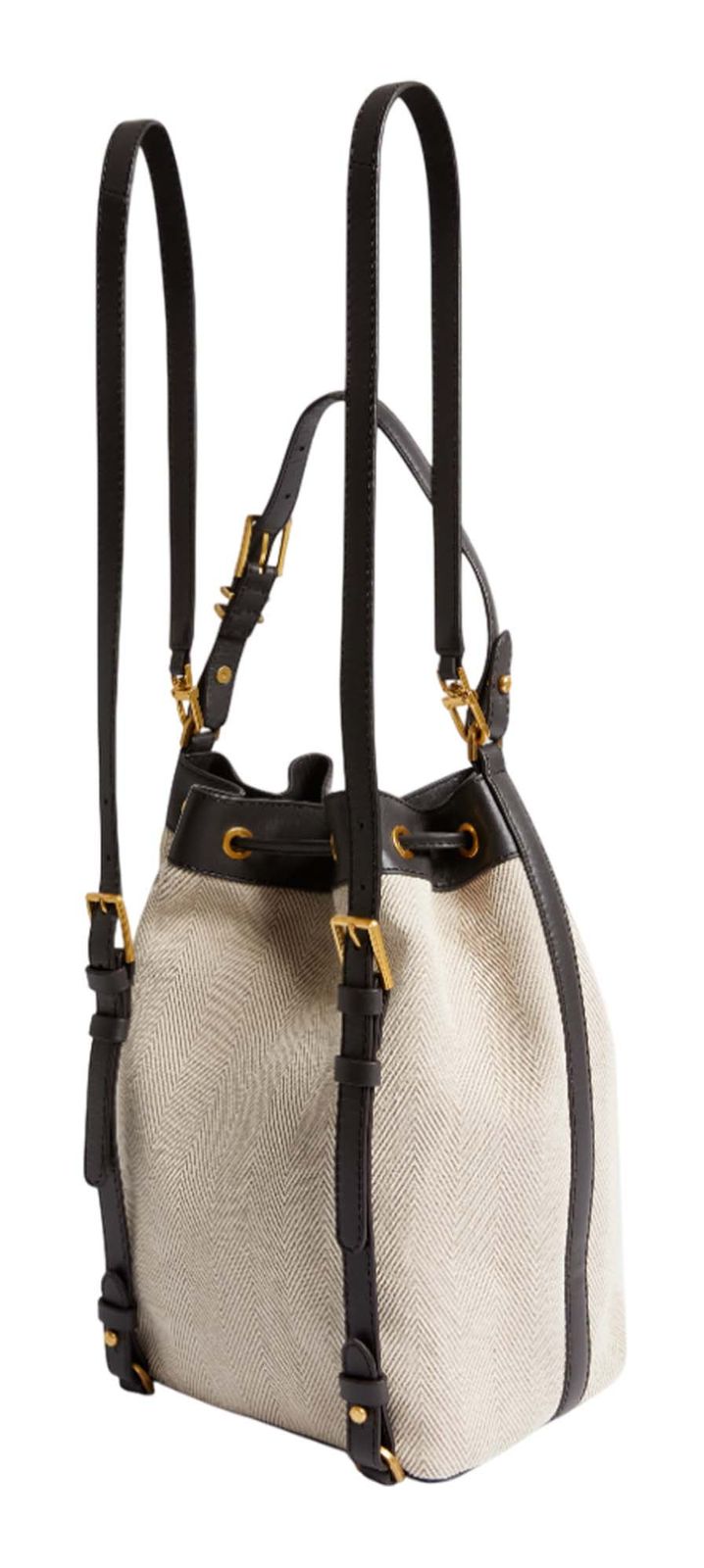 Ted Baker Tashah Belt Detail Canvas Herringbone Shoulder Bag Brn-Choc Ted Baker Tashah Belt Detail Canvas Herringbone Shoulder Bag Brn-Choc