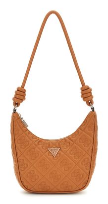 GUESS Adelasia Top Zip Shoulder Bag Caramel