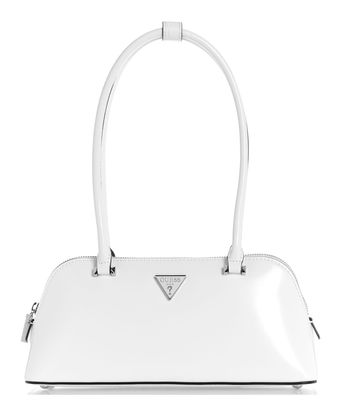 GUESS Arnela Shoulder Satchel Bag White