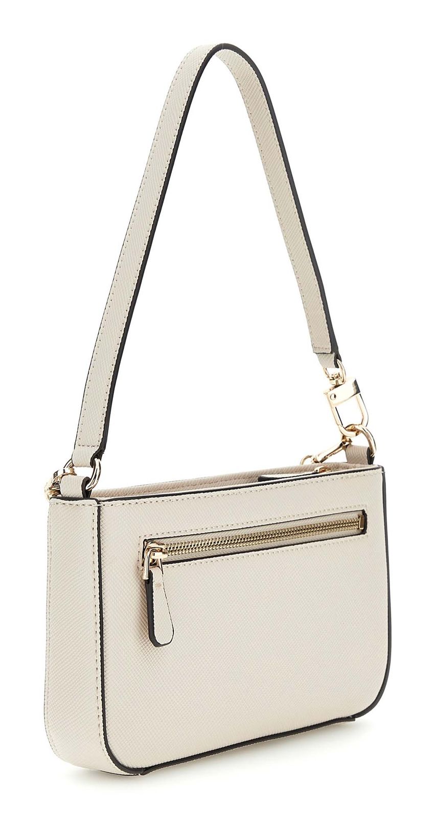 GUESS Noelle II Mini Top Zip Shoulder Bag Bone GUESS Noelle II Mini Top Zip Shoulder Bag Bone