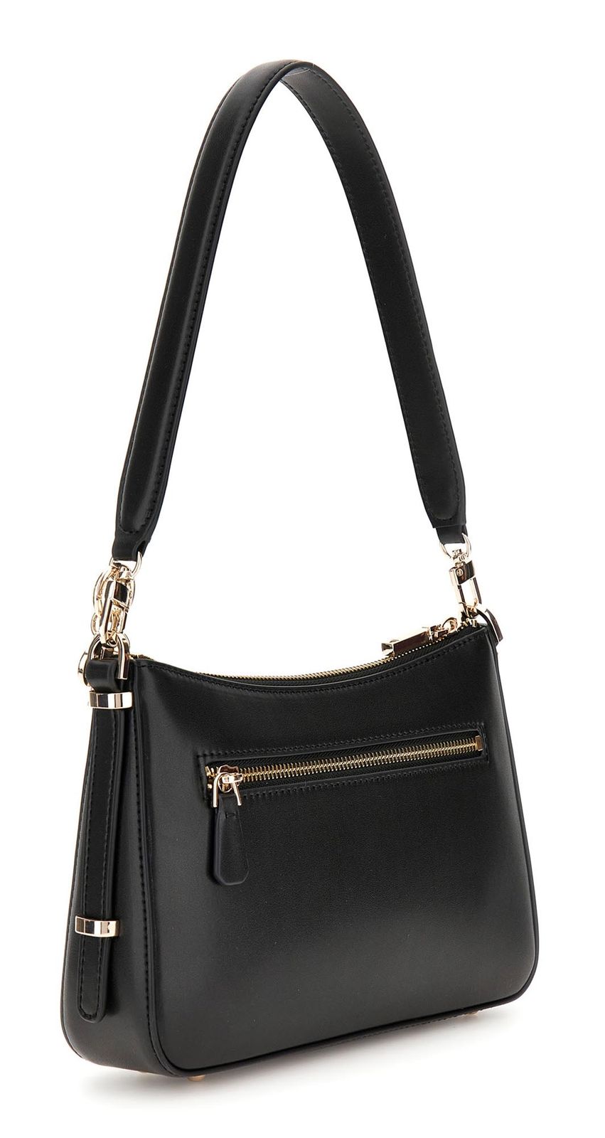 GUESS Daryna II Top Zip Shoulder Bag Black GUESS Daryna II Top Zip Shoulder Bag Black
