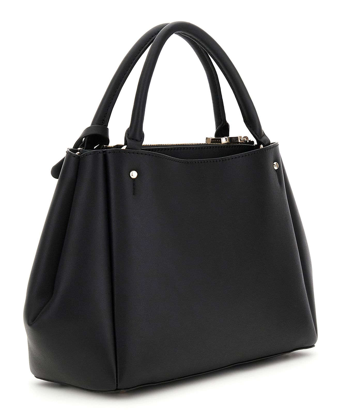 GUESS Nastra Multi Comp Satchel Black GUESS Nastra Multi Comp Satchel Black