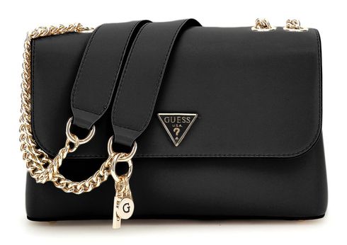 GUESS Daryna II Convertible Xbody Flap Bag Black