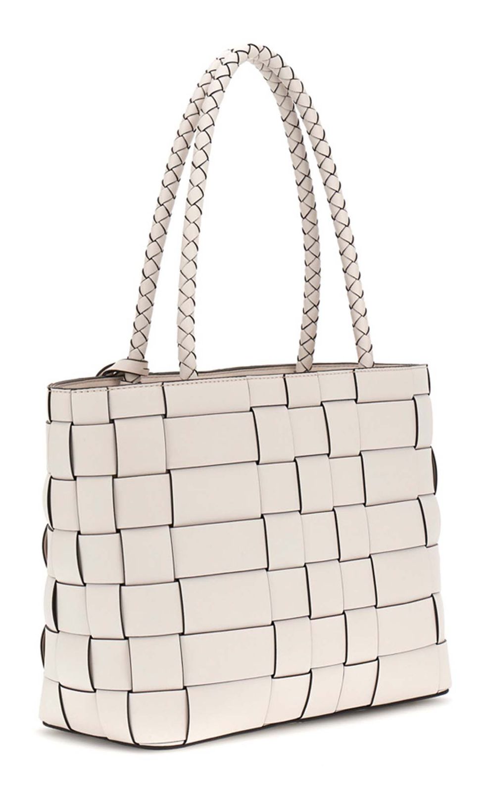 GUESS Maylee Girlfriend Tote Cream White GUESS Maylee Girlfriend Tote Cream White