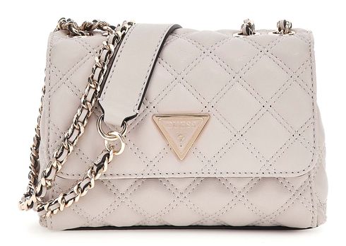 GUESS Giully II Mini Compound Convertible Flap Bag Taupe