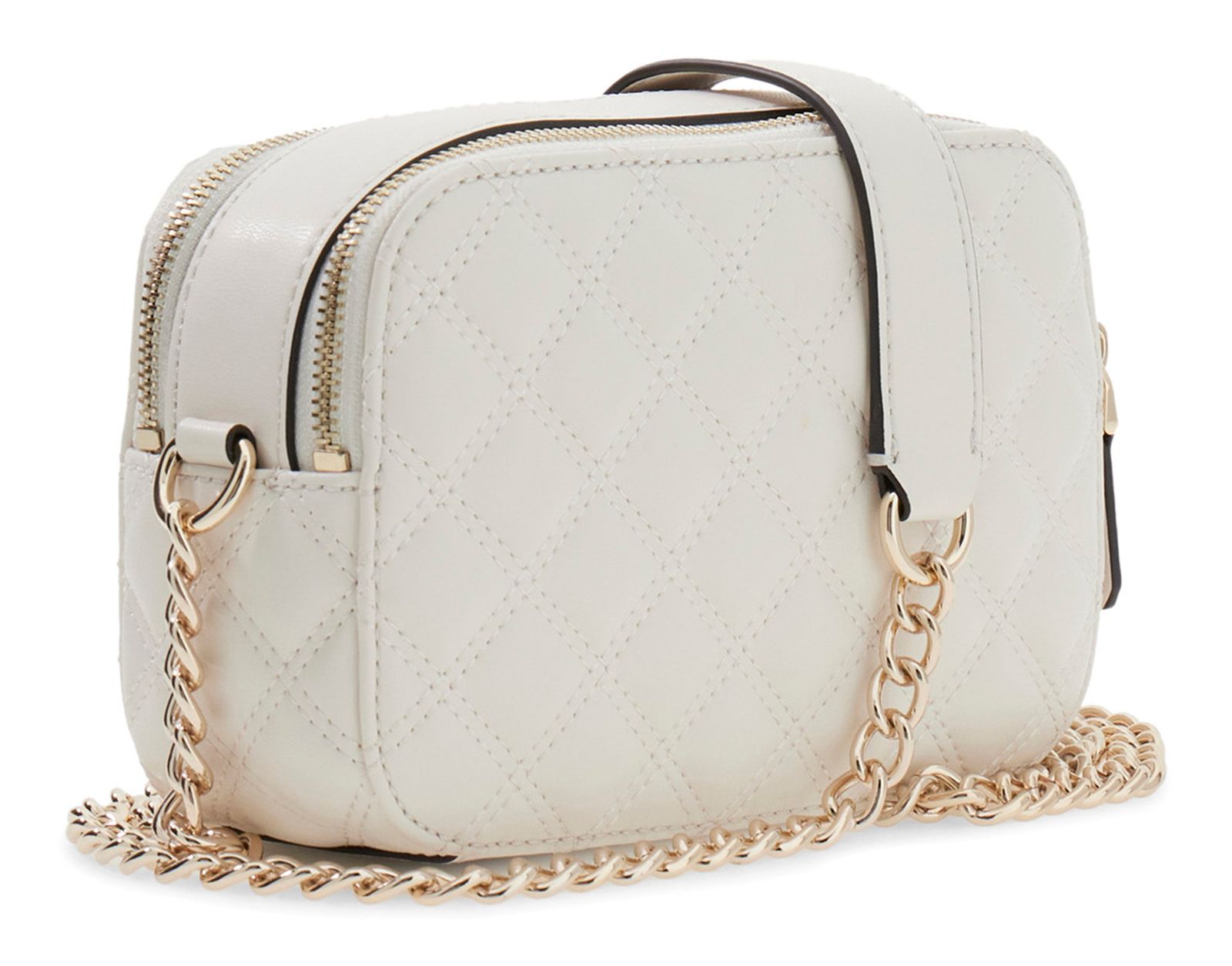 GUESS Giully II Camera Bag Cream White GUESS Giully II Camera Bag Cream White