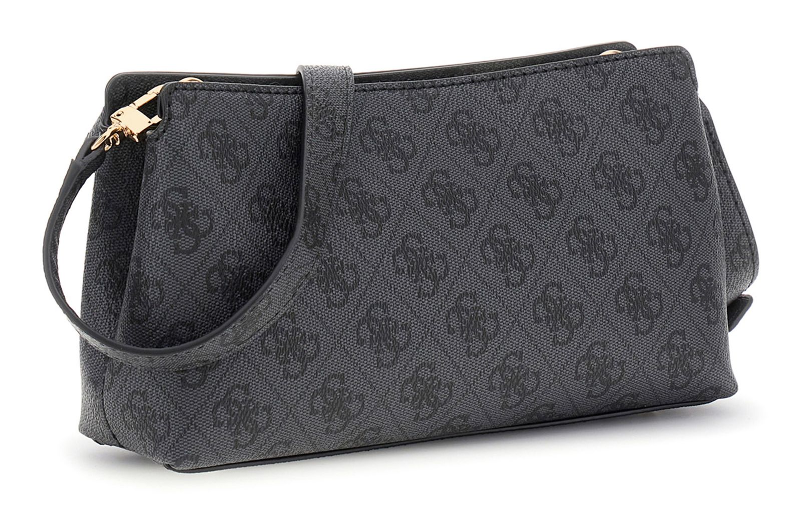 GUESS Katya Crossbody Top Zip Coal Logo GUESS Katya Crossbody Top Zip Coal Logo