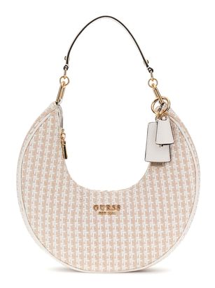 GUESS Mirema Hobo Shoulder Bag White Multi