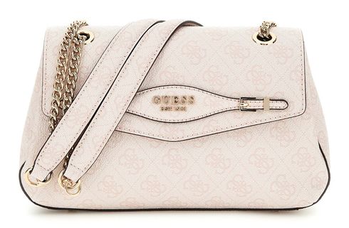 GUESS Katya Convertible Xbody Flap Bag Rose Water Logo