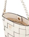 GUESS Maylee Bucket Bag Creme White