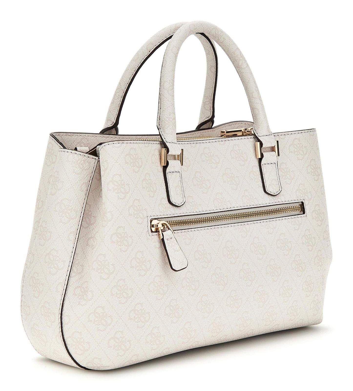GUESS Katya Girlfriend Satchel White Logo GUESS Katya Girlfriend Satchel White Logo