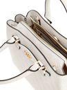 GUESS Katya Girlfriend Satchel White Logo