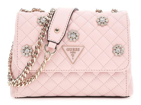 GUESS Everlee Mini Convertible Xbody Flap Bag Rose Water