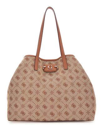 GUESS Neda Large 2 In 1 Tote Bag L Latte Logo