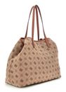 GUESS Neda Large 2 In 1 Tote Bag L Latte Logo GUESS Neda Large 2 In 1 Tote Bag L Latte Logo