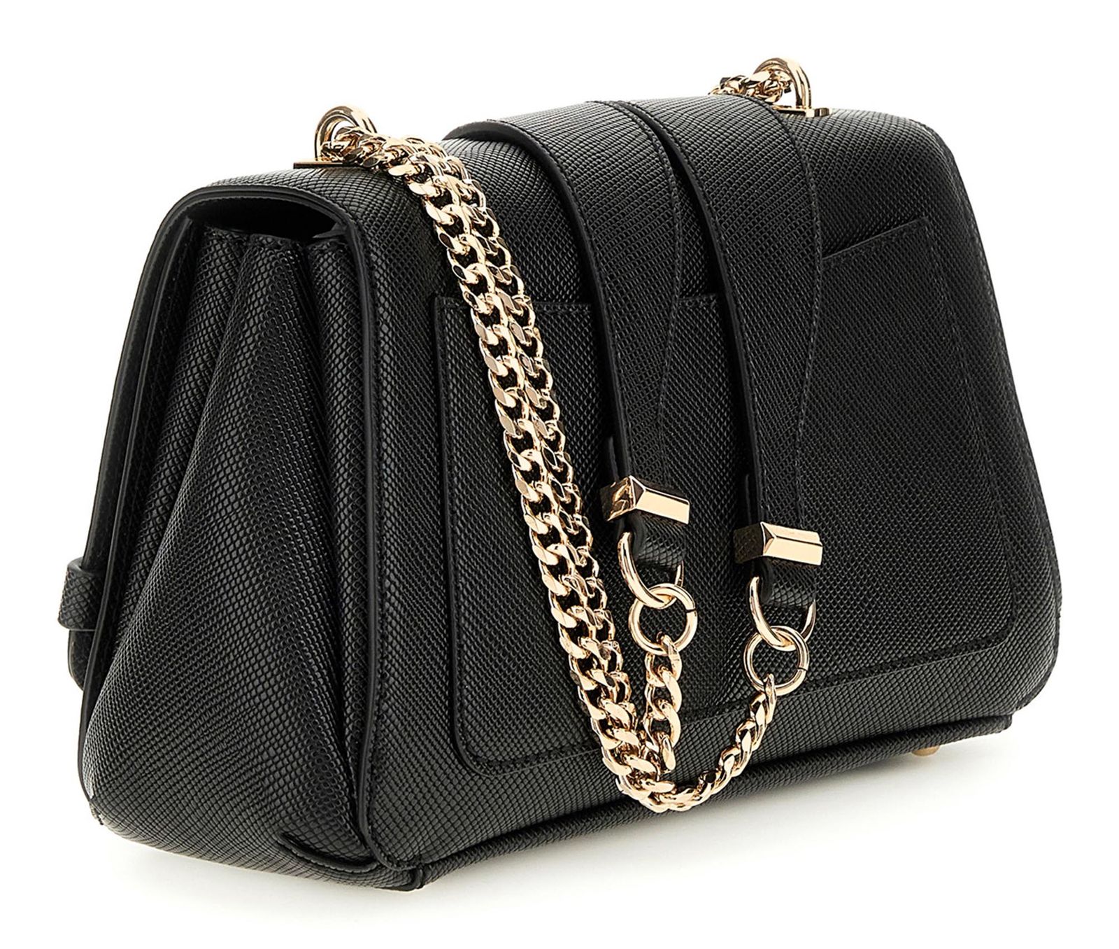 GUESS Rosalba Convertible Xbody Flap Bag Black GUESS Rosalba Convertible Xbody Flap Bag Black