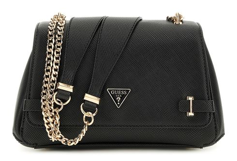 GUESS Rosalba Convertible Xbody Flap Bag Black