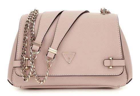 GUESS Rosalba Convertible Xbody Flap Bag Rose