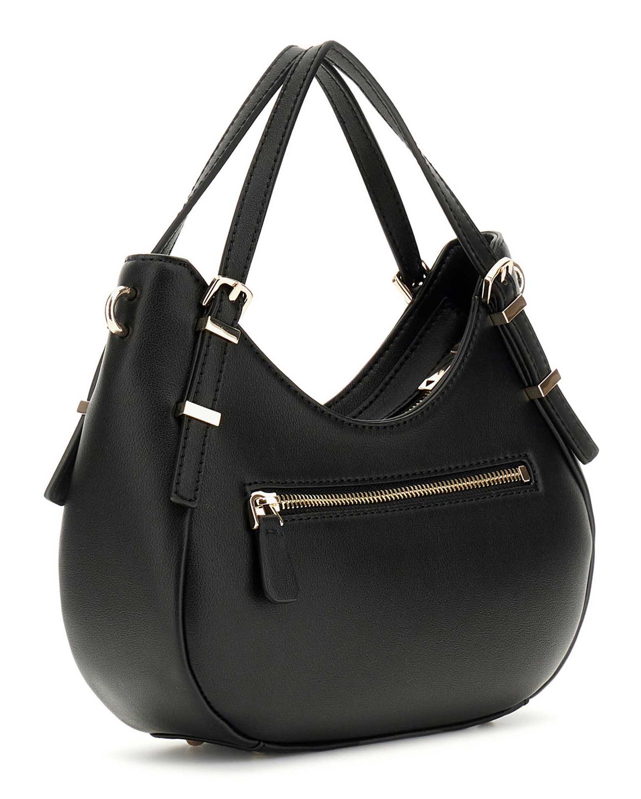 GUESS Lefia Small Satchel Bag Black GUESS Lefia Small Satchel Bag Black
