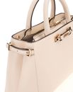 GUESS Lefia Luxury Satchel Cream White