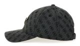 GUESS Katya Baseball Cap Coal Logo GUESS Katya Baseball Cap Coal Logo