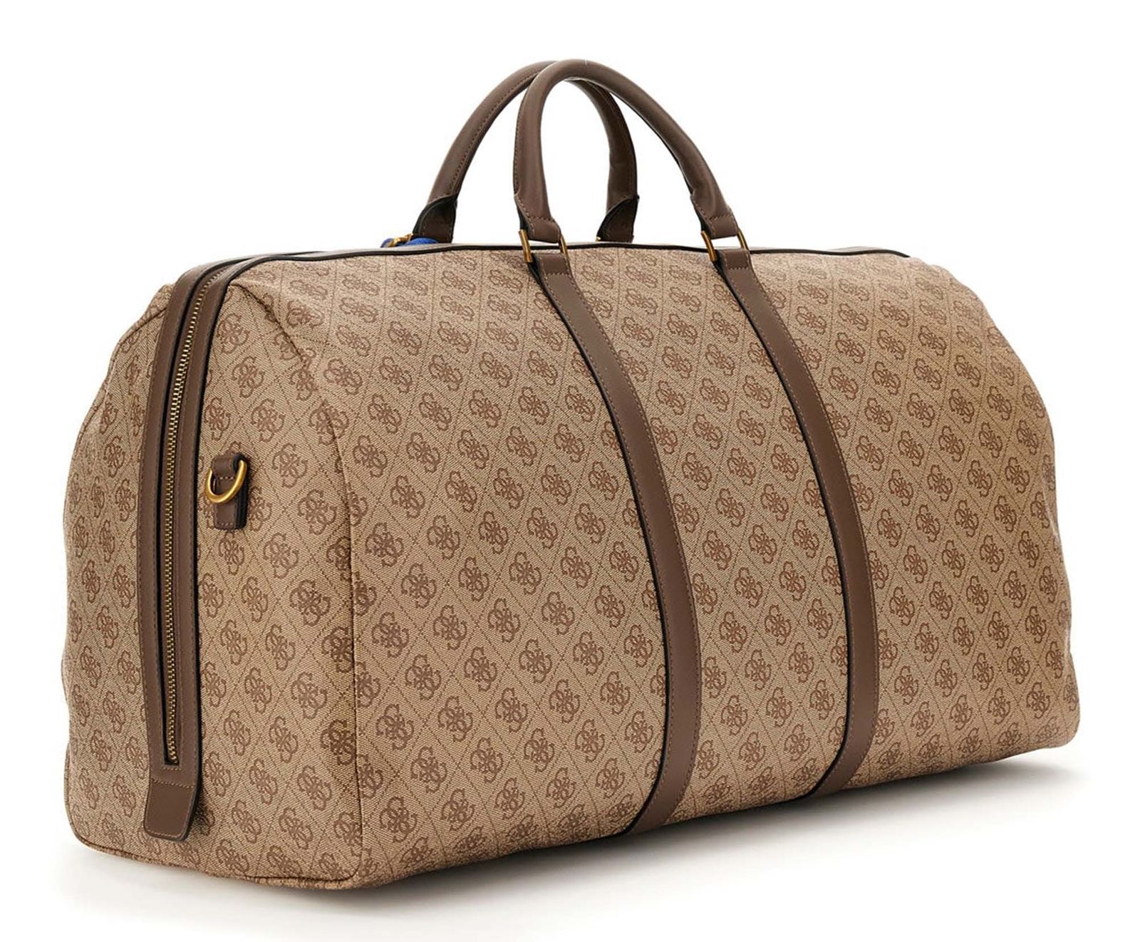 GUESS Milano Weekender Beige / Brown / Blue GUESS Milano Weekender Beige / Brown / Blue