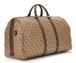 GUESS Milano Weekender Beige / Brown / Blue