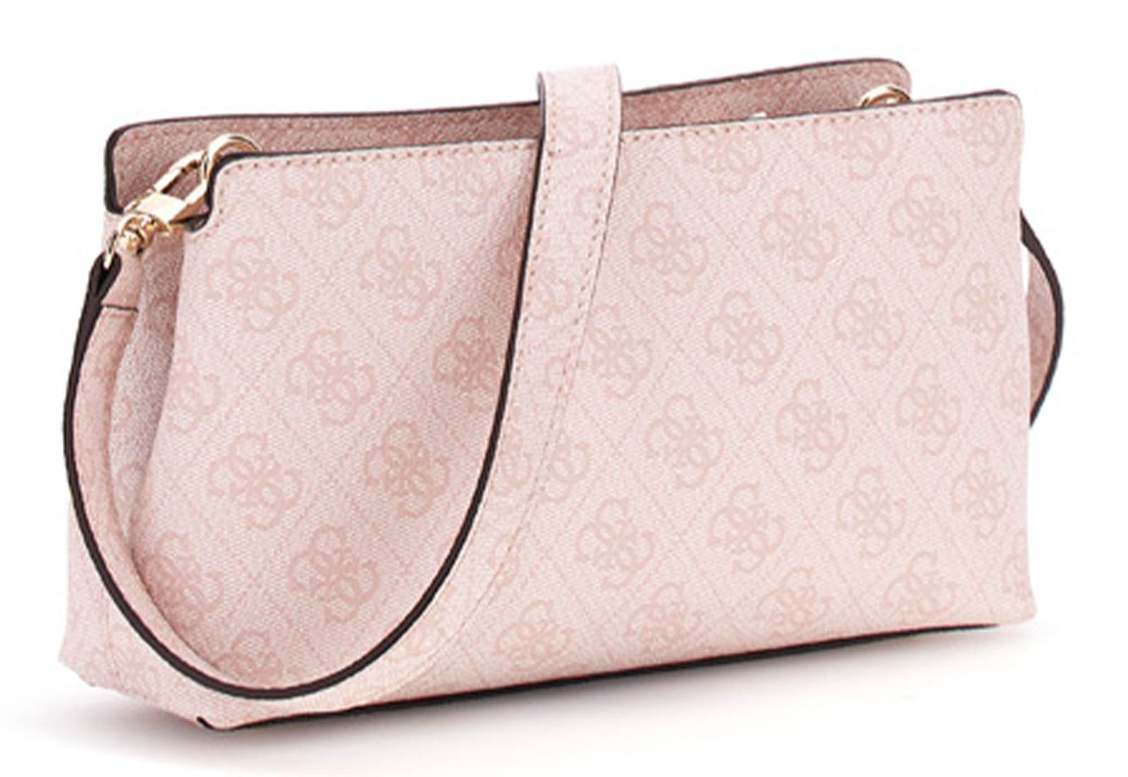 GUESS Katya Crossbody Top Zip Rose Water Logo GUESS Katya Crossbody Top Zip Rose Water Logo