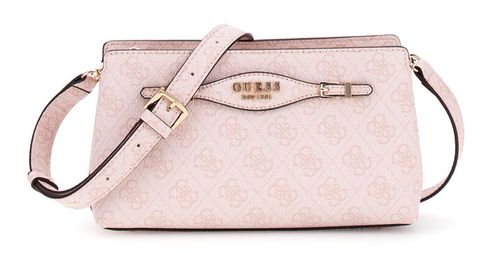 GUESS Katya Crossbody Top Zip Rose Water Logo