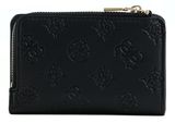 GUESS Phoebe SLG Zip Around Card Case Black Logo GUESS Phoebe SLG Zip Around Card Case Black Logo