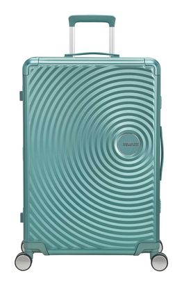 American Tourister Soundbox Alu Spinner 75 / 28 TSA Trolley L Dusty Turquoise