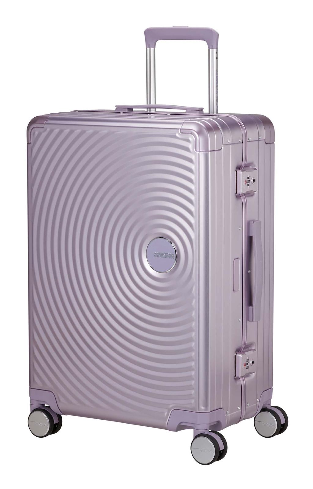 American Tourister Soundbox Alu Spinner 68 / 25 TSA Trolley M Stormy Lilac American Tourister Soundbox Alu Spinner 68 / 25 TSA Trolley M Stormy Lilac