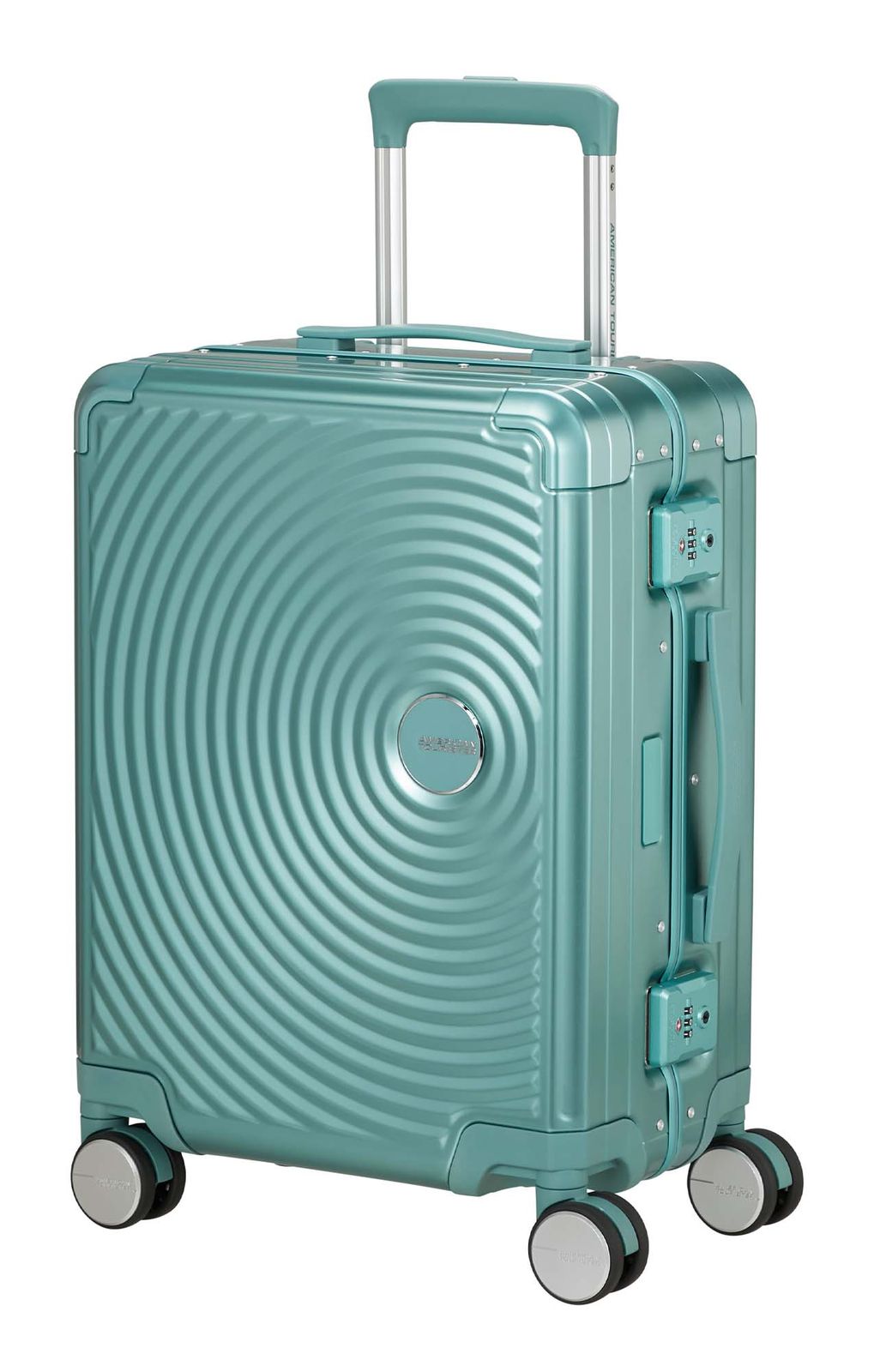 American Tourister Soundbox Alu Spinner 55 / 20 TSA Trolley S Dusty Turquoise American Tourister Soundbox Alu Spinner 55 / 20 TSA Trolley S Dusty Turquoise