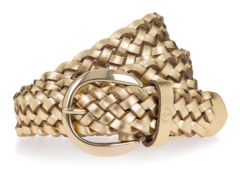Tamaris Leather Belt W80 Gold