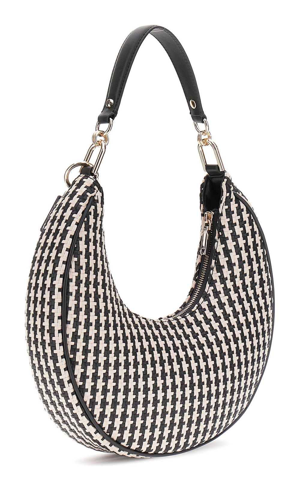 GUESS Mirema Hobo Shoulder Bag Black Multi GUESS Mirema Hobo Shoulder Bag Black Multi