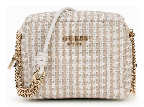 GUESS Mirema Camera Crossbody Bag White Multi