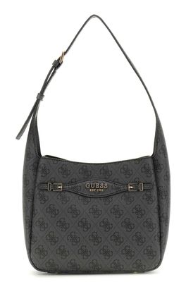 GUESS Katya Hobo Shoulder Bag Coal Logo