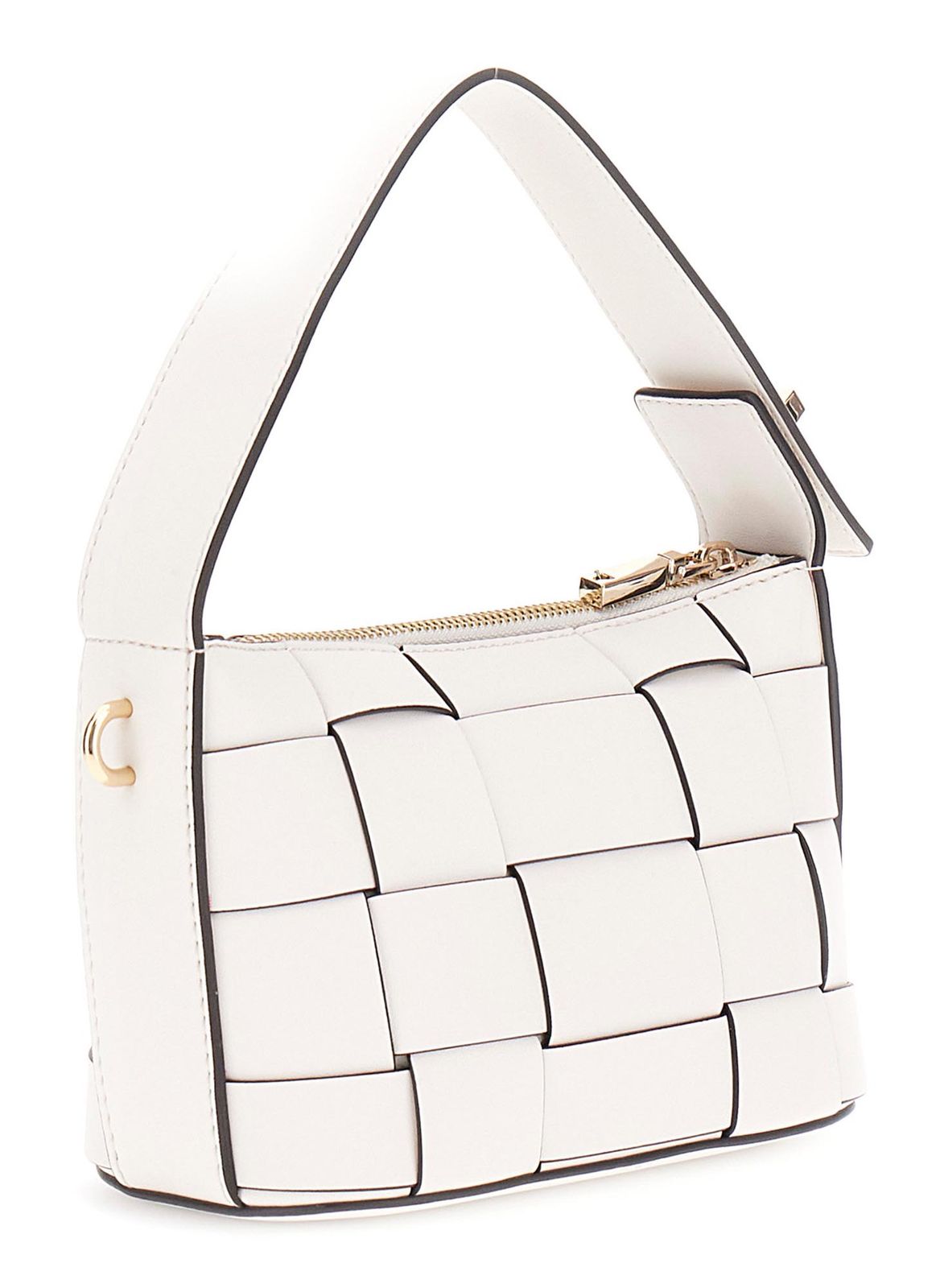 GUESS Maylee Mini Hobo Bag Creme White GUESS Maylee Mini Hobo Bag Creme White