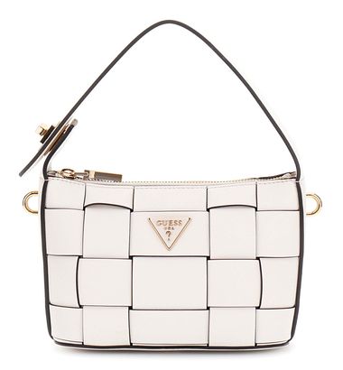 GUESS Maylee Mini Hobo Bag Creme White