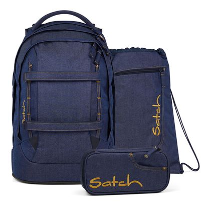 satch Pack Next Denim Edition Set Denim Blue