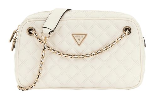 GUESS Giully II Shoulder Satchel Bag Cream White GUESS Giully II Shoulder Satchel Bag Cream White