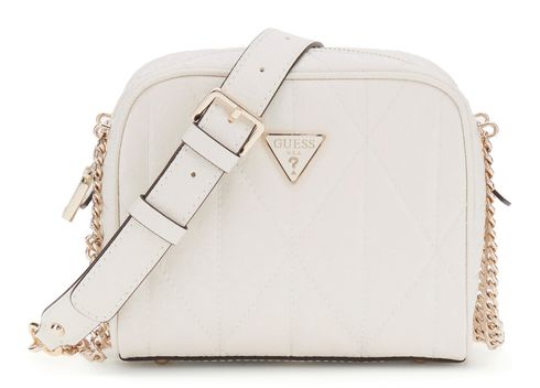 GUESS Aldina Camera Crossbody Bag Cream White