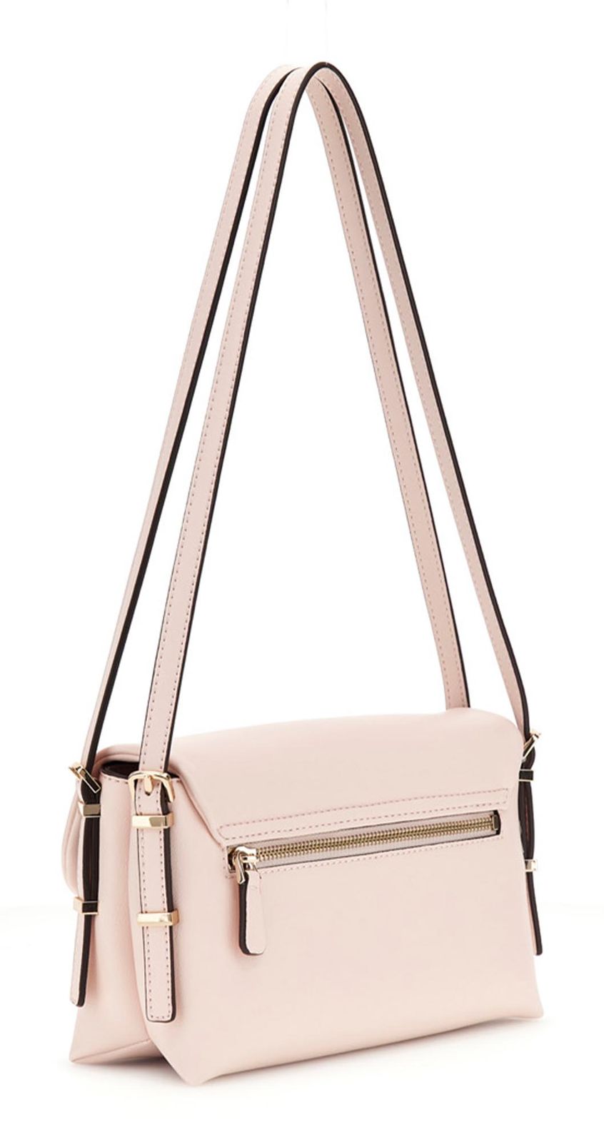 GUESS Lefia Flap Shoulder Bag Rose Water GUESS Lefia Flap Shoulder Bag Rose Water