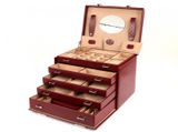 WINDROSE Merino Jewelry Box Big Red WINDROSE Merino Jewelry Box Big Red
