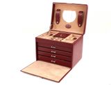 WINDROSE Merino Moda Jewelry Box Red WINDROSE Merino Moda Jewelry Box Red