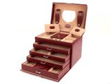 WINDROSE Merino Moda Jewelry Box Red WINDROSE Merino Moda Jewelry Box Red