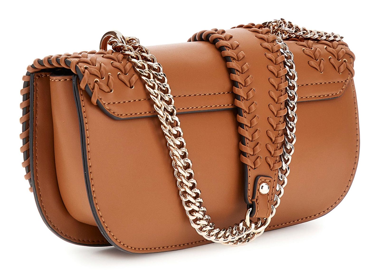 GUESS Tatum Convertible Xbody Flap Bag Caramel GUESS Tatum Convertible Xbody Flap Bag Caramel