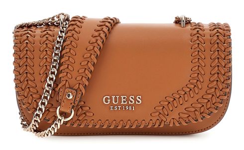 GUESS Tatum Convertible Xbody Flap Bag Caramel