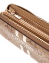 GUESS Laurel II SLG Large Zip Around Wallet L Latte Logo GUESS Laurel II SLG Large Zip Around Wallet L Latte Logo